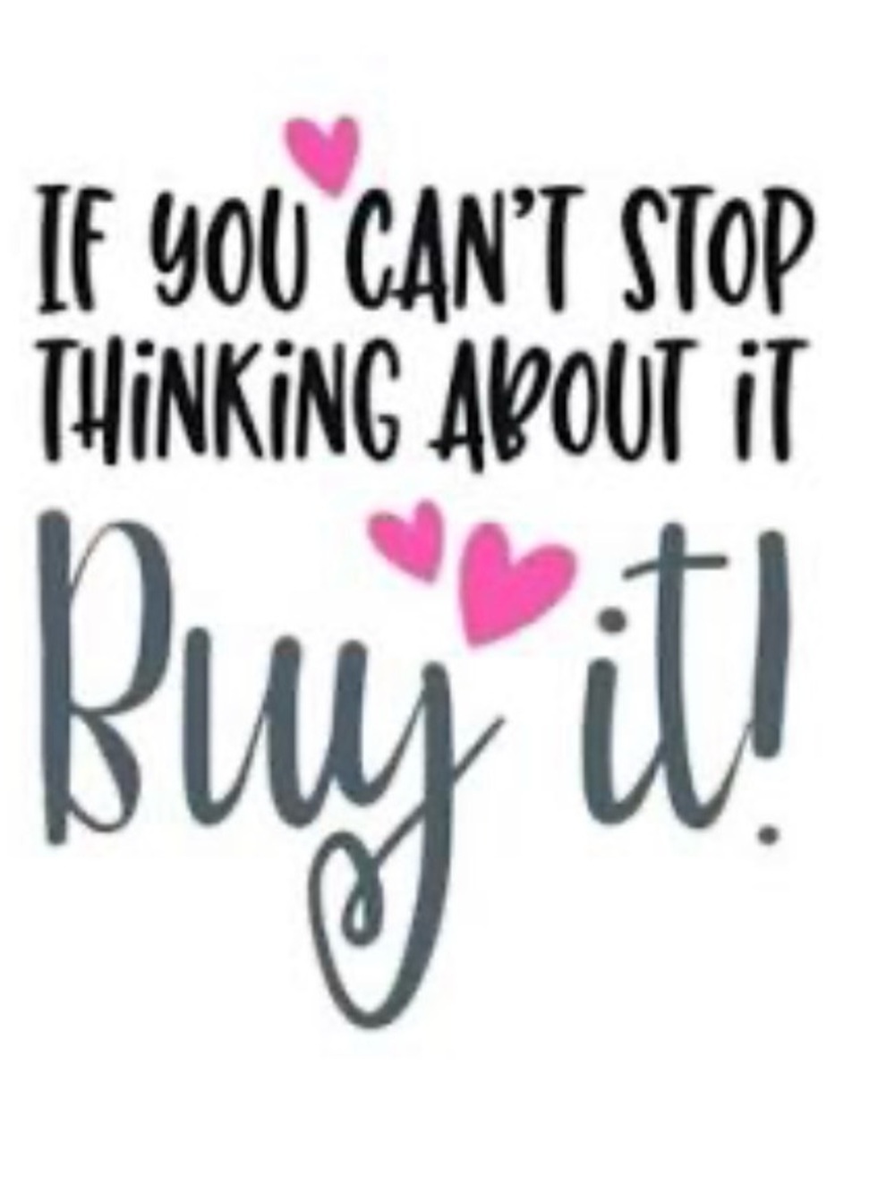 If You Can't Stop Thinking About It Buy It! Pink Hearts Home Wall Decor